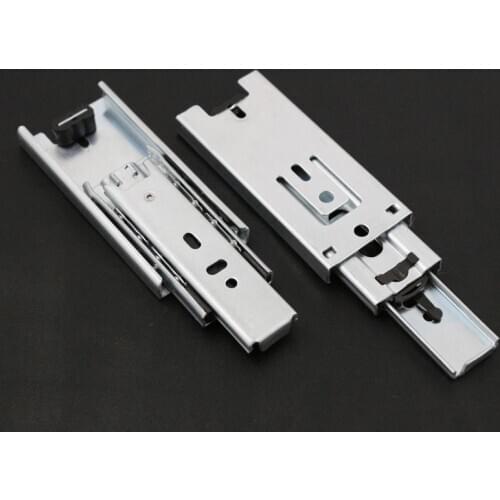 6" 160mm Mini Short Ball Bearing Drawer Slide 3 Folds