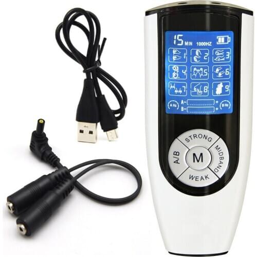 Strongest BDSM Power Box,Electric Shock DIY Dual Output Host,With USB Charging Cable And 2.35 Conversion Cable SM Adult Sex Toys