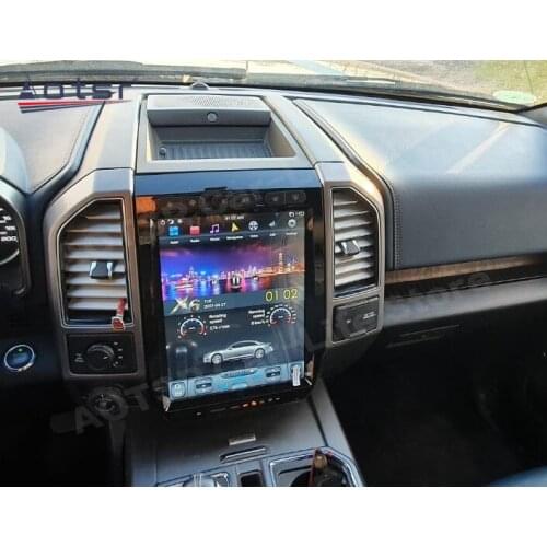 4+128G Tesla Screen Multimedia Stereo Android 9.0 Player For Ford F150 2015 2016 2017 2018 GPS Navigation Receiver IPS Head Unit