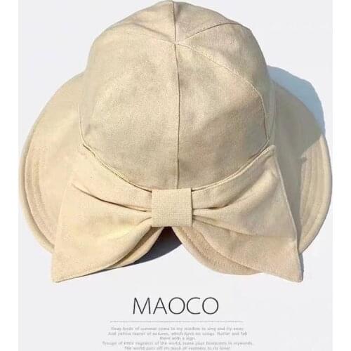 2021 Unisex Solid Color Linen Bucket Hats Women Spring Summer Sunscreen Outdoors Cap Head Beach Accessories For Boys Girls