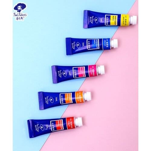 Official Paul Rubens 5ml Watercolor Tubes 1 pcs Opera Series Fluorescent Colors Art supplier For Students and Beginners