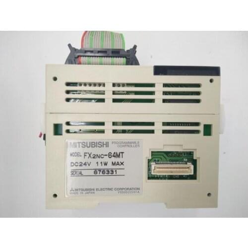 PLC FX2NC-64MT , Used one , 90% appearance new , 3 months warranty , fastly shipping