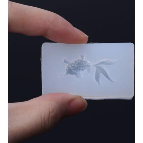 Goldfish Pendant Liquid Silicone Mold DIY Resin Jewelry Making Craft Tool