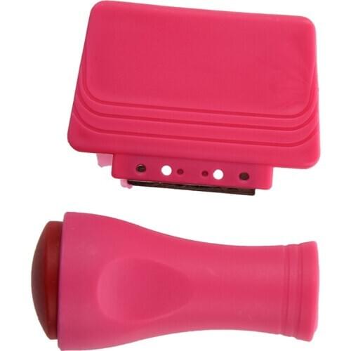 Stamp Stamping nail polish Image plate Nail Art decoration Stamper squeegee tool rose red