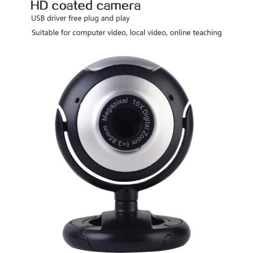 USB Webcam Camera with Mic Night Vision Web Cam For PC Laptop Web Camera for Video Calling Online Conference Computer Camera