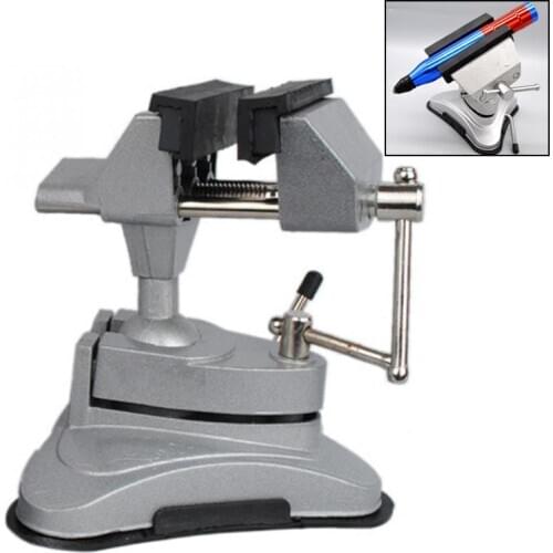 YEODA 1PC Universal Vice Vacuum Suction Table Vise 360 Angle Adjustable Aluminium Alloy For Repair Tools Industrial Tool