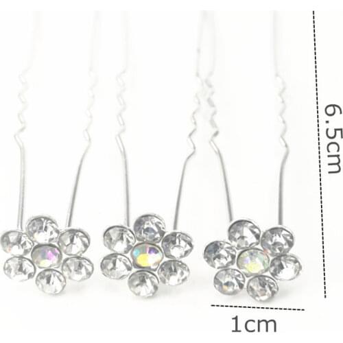 Women Hairpins Hair Clips Headpieces Wedding Hair Jewelry Accessories Crystal Pearls Hair Forks for Bridal Hairstyle dropship