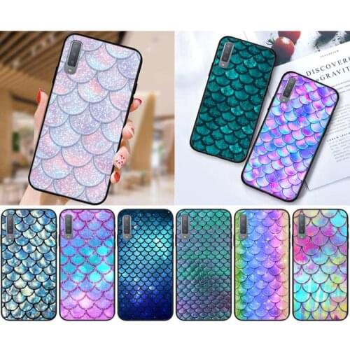 Zororong Mermaid Fish Scale Phone Case For Samsung Galaxy S10 20 Note10 20 A30 50 70 71 Plus Ultra