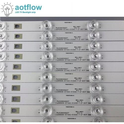 1set=16pcs LED Light Bar LED65D9-03(A) LED65D10-03(A) 30365009205 30365010206 For 65" TV U65H3 65A5M LS65AL88K81 LS65AL88U51A