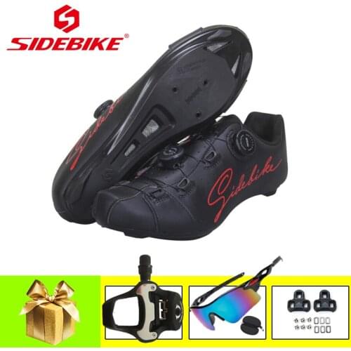 SIDEBIKE Road Cycling Shoes Men Women Professional Racing Bicycle Self-locking Shoes Outdoor Athletic Ultralight Road Bike Shoes