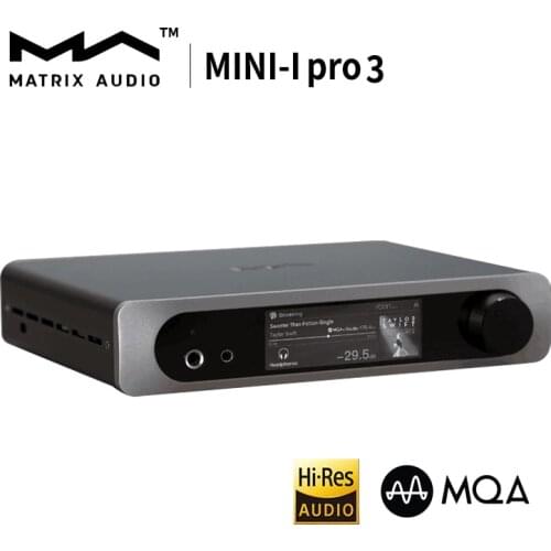 Matrix mini-i pro 3 DAC ES0938Q2M XMOS XU216 CHIP LCD Screen Bluetooth Decoder MINI I Pro 3 Balanced Headphone Amplifier