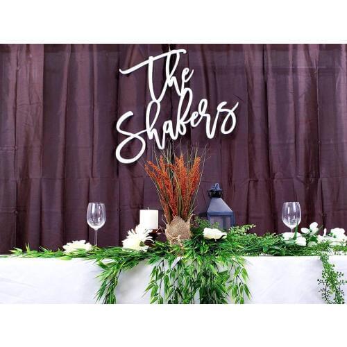 The Last Name Wood Sign, Laser Cut Name,Custom Wood Signs,Wedding Backdrop Signs,wood name sign