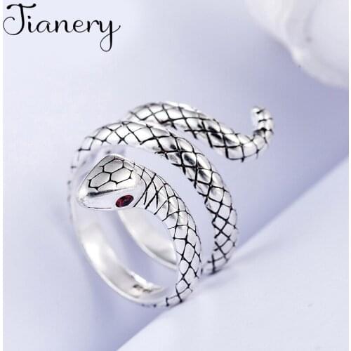 Luxury Brand Snake Rings For Women Wedding Statement Jewelry Valentines Gifts Lover Finger Ring 2021