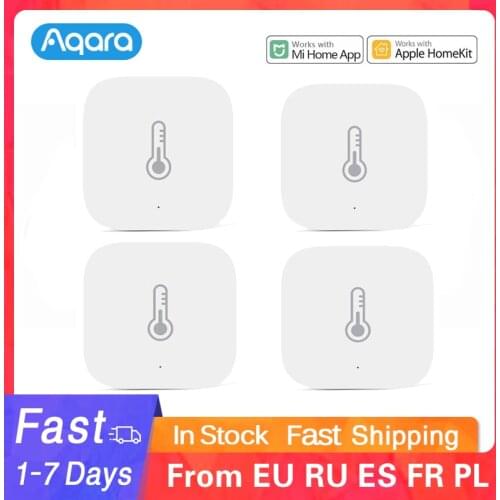 Xiaomi Aqara Zigbee Hygrometer Temperature and Humidity Sensor Thermometer Smart Home Remote Monitor Homekit Work for Mijia APP