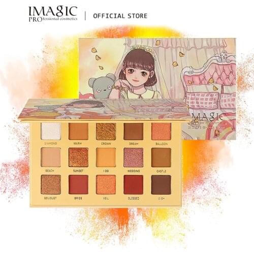 IMAGIC Eyeshadow Palette 15 Colors Matte Shimmer Glitter Matte Paleta De Maquiagem Collectie Charming Oogschaduw Kleurenpalet