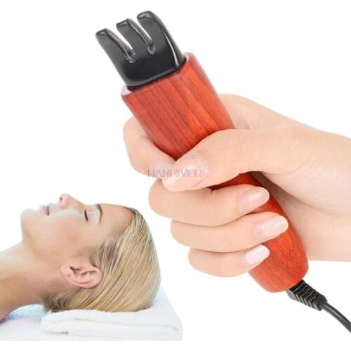 Electric heating span stone therapy instrument scrapping dial muscle massage head tool meridian dredging equipment
