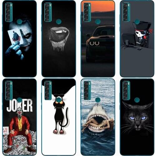 Back Soft Silicone Phone Covers for TCL 20 SE Mobile Phone Cases for TCL 20S Bags