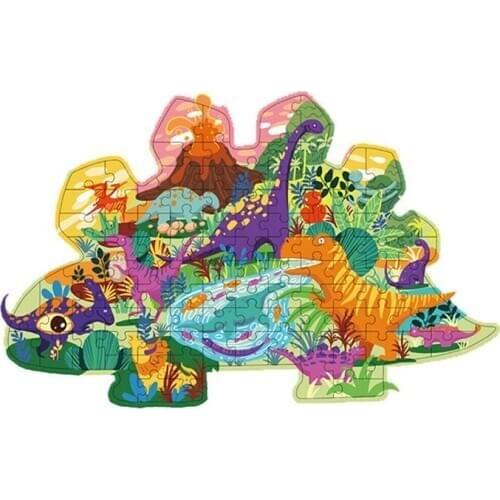 Dinosaur Valley Puzzles For Kids Toy 150 Pieces Cartoon Animal Jigsaw Puzzles Baby Learning Children Toys Early Educational Game