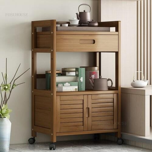 Modern Minimalist Coffee Tables Living Room Movable Multifunctional Storage Cabinet Balcony Home Furniture Creative Tea Table