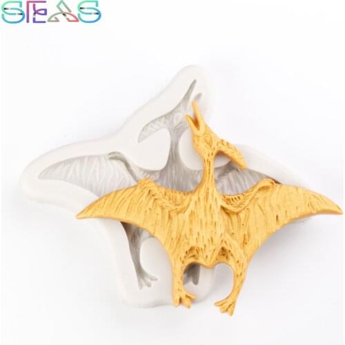 Pterodactyl Silicone Mould Fondant Chocolate Jelly Making Cake Tool Decoration Mold Oven Steam Available DIY Clay Resin Art