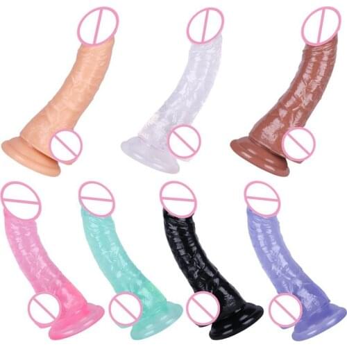 Realistic Dildo Anal Plug Masturbator Tool Adult Sex Toys For Couples Soft Waterproof Penis Vagina Massager Women Sex Product
