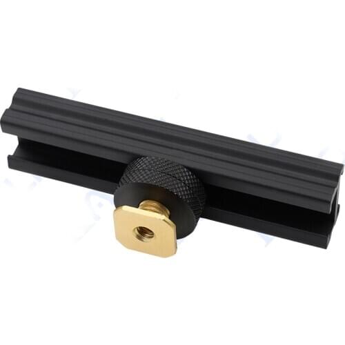 Adjustable Cold Shoe Extension Bar - Cold Shoe Rail for DSLR Accessories - Lights, Monitors, Microphones