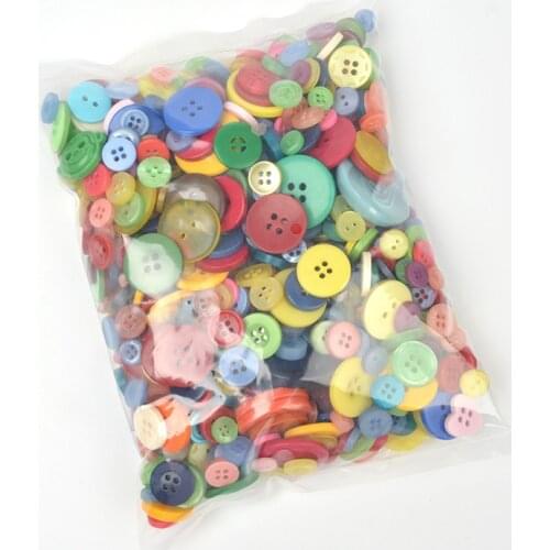 Mixed Color Resin Button Wholesale DIY Handmade Button Painting Button Sewing Buttons Scrapbooking Accessories