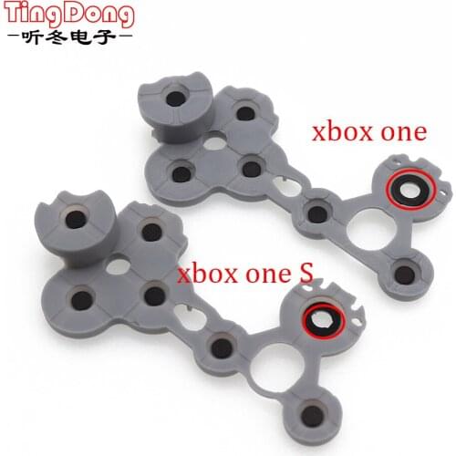 TingDong 2pcs Silicon Conductive Rubber Conductive Rubber Button For MicroSoft Xbox One For XboxOne S Controller D Pad