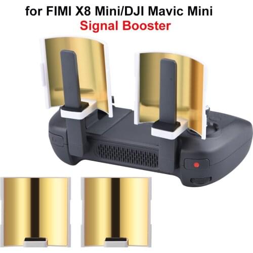 2Pcs Signal Booster for DJI Mavic Mini/FIMI X8 Mini Drone Remote Controller Range Booster Antenna Enhance Extender Accessory