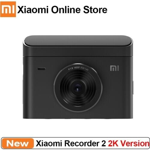 Xiaomi Recorder 2 2K Version 140 Degree Super Wide-angle Lens 3D Noise Reduction Night Vision HDMI Car DVR