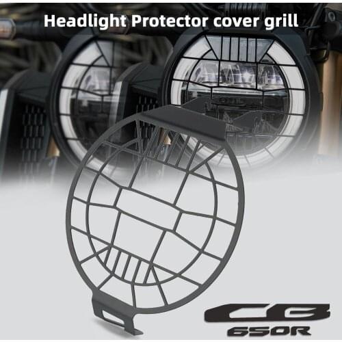 FOR Honda CB650R CB650 CB 650 R 650R 2018 2019 2020 2021 Moto Vintage Headlight Protector Retro Grill Light Lamp Cover Guard