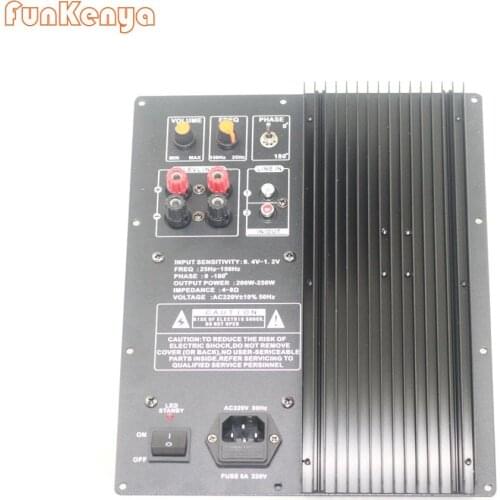 High-power 220V 600W Pure Bass Amplifier Board Home Theater Speaker Amplifier Board Low Soundboard