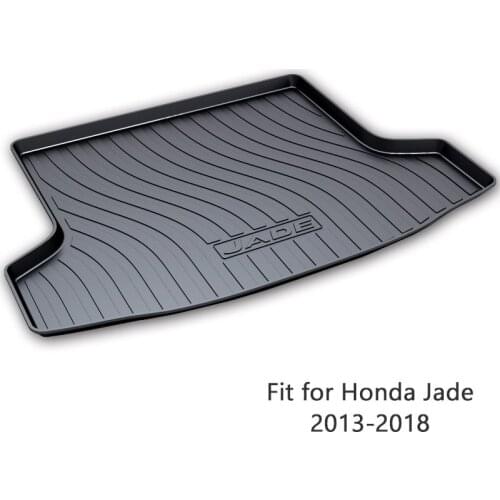 For Honda Jade 5 Seats 2013 2014 2015 2016 2017 2018 Boot Liner Anti-slip Mat Accessories 1Set Car Cargo Rear Trunk Mat
