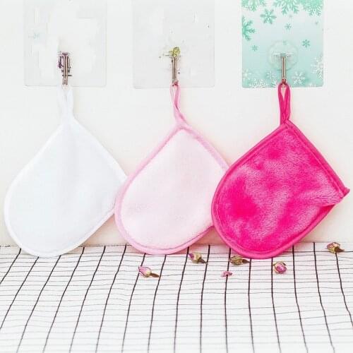 1pc Micro Fibre Reusable Makeup Remover Towels Make Up Cosmetic Cleaning Towel Cloth Facial Cloth Face Towel Skin Care Tools