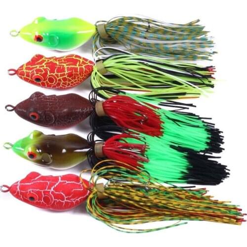 1pcs New Pesca Pike Fishing Lure Artificial Bait 7g 8g 9g 10g Frog Lure Hard Baits Fishing Wobblers Frog Lure