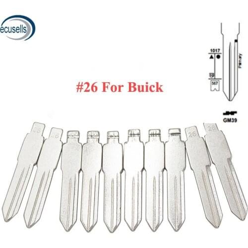 10pcs/lot, Universal Remotes Flip Blade 26# for KD Remote Key, NO.26 Left Key Blade