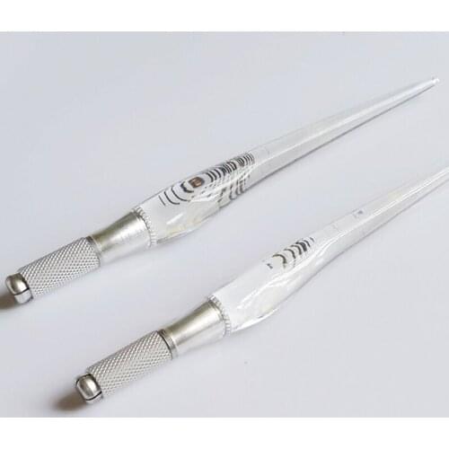 10pcs microblading pen PCD tattoo eyebrow pen permanent makeup eyebrow manual pen for 3D eyebrow embroidery tattoo tebori pens