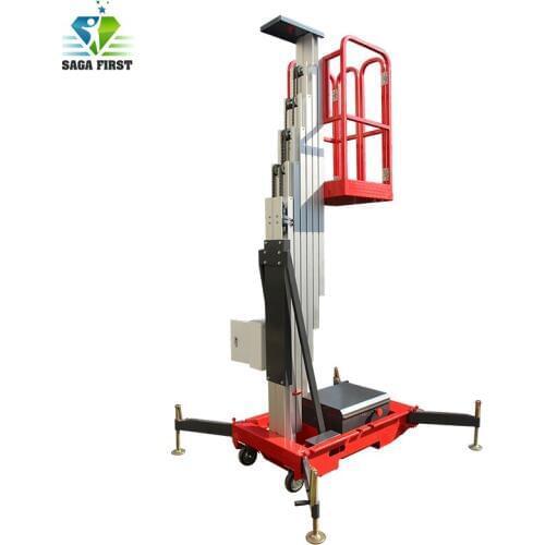 8m Portable Single Mast Electric Aluminum Alloy Aloft Lift Table Skylift Table With CE ISO