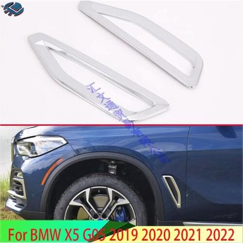 For BMW X5 G05 2019 2020 Car Styling Air Flow Fender ABS Side Wing Intake Vent Covers