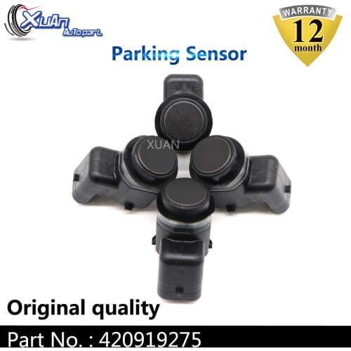 XUAN 4pcs Car PDC Parking Sensor 420919275 For Volkswagen Golf Jetta Touran Passat Tiguan Audi A1 A3 A5 A6 A7 A8 Seat Altea Exeo