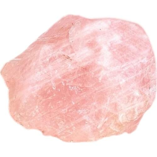 AUGKUN 40G 23CM Natural Raw Pink Quartz Crystal Stone Rock Mineral Specimen Treatment Stone Point Healing Hexagonal Wand trusted