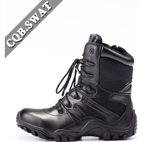 CQB.SWAT Army Waterproof Boots Tactical Breathable Boot Men black brands military shoes Black Dragon Wearable Combat Boots