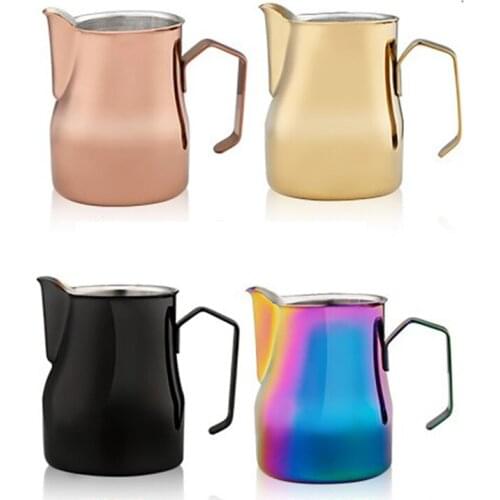 Espresso Stainless Steel Coffee Pitcher Barista gears italian type, Latte Art Kitchen Coffee Milk Frothing coffee Jug 550ml