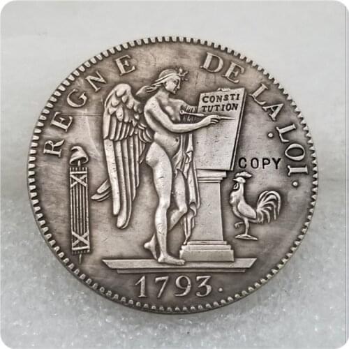 France 1793-A (L'An II) Republic 6 Livres COIN COPY