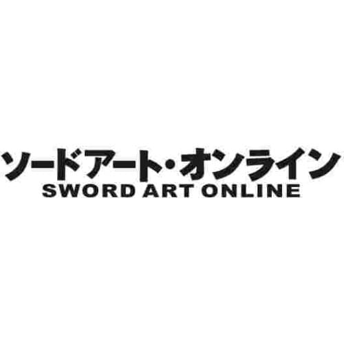 Sword Art Online Sticker Anime Cartoon Logo Car Decal Sticker Vinyl Wall Stickers Decor Home Decoration