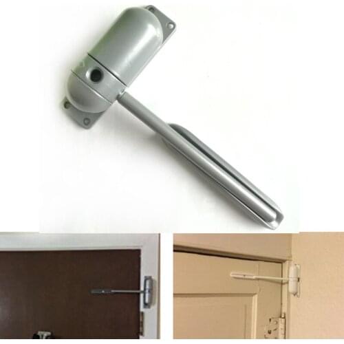 1 Set 10-50kg Zinc Alloy Mini Adjustable Surface Mounted Automatic Spring Closing Door Closer