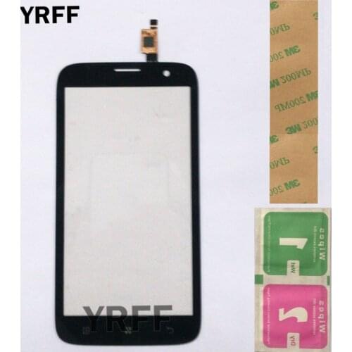 5.0'' Mobile Touch Screen For Lenovo A859 A 859 Touch Screen Panel Front Glass Digitizer Panel Sensor Repair Parts 3M Glue