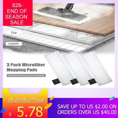 3/6 Pcs Floor Cloth Brush Head Cover for Karcher SC2/ SC3/ SC4/ SC5 Steam Mopping Cloth Accessories Steam Floor Clean Up Parts