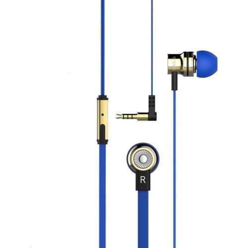 FooHee Metal Earphone 3.5mm Microphone Dynamic Noise Isolating Stereo in-ear Bass Sound Remote Smartphone for iphone huawei ML07