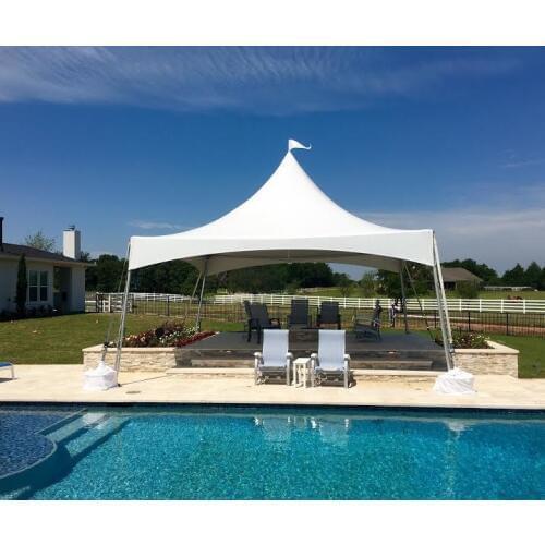 Nice Aluminum Structure Tent / Spring Marquee / Tension Gazebo / Pagoda Tent in 4m X 4m Used for Leisure And Sun Shade Purpose